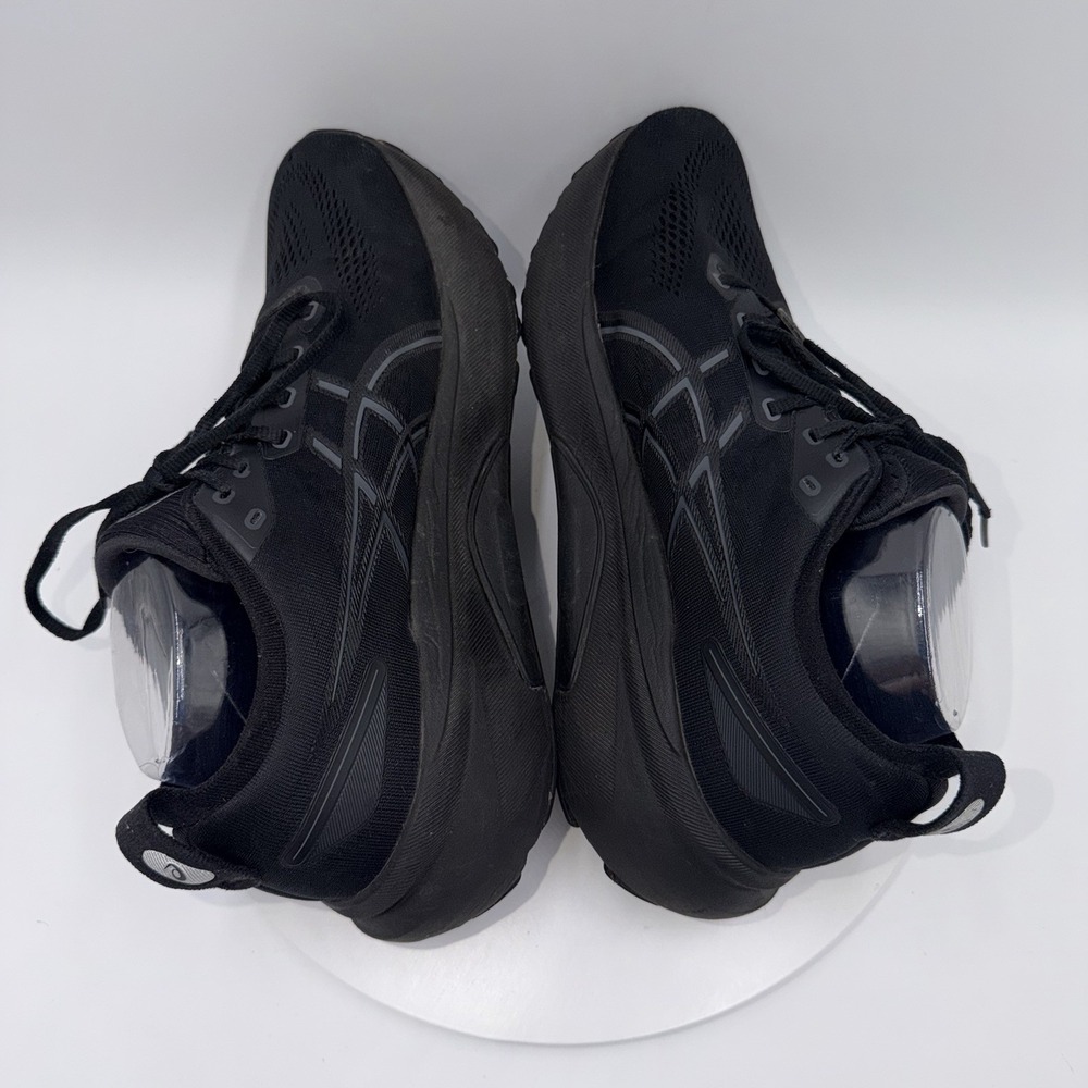 ASICS Gel Kayano 31 Triple Black Athletic Running Sneakers Mens Size 10 Wide - Picture 4 of 8